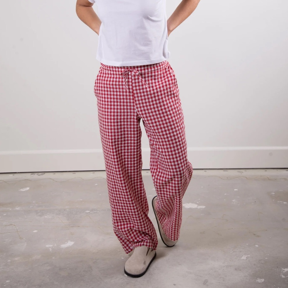 Sonder haus Perfect Pant- Red Gingham
